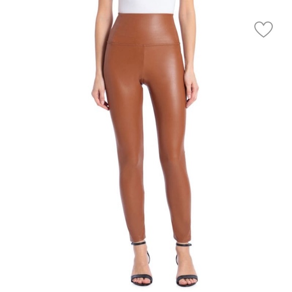 bagatelle Pants - Cognac Leather Leggings